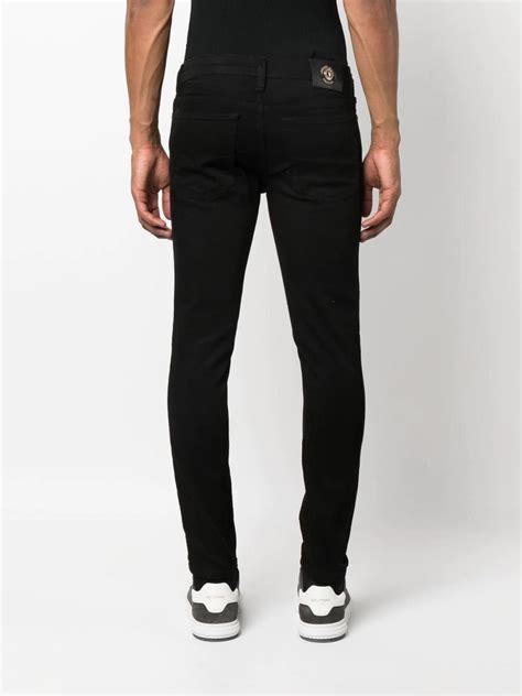 pantaloni versace barbati|Versace jeans black.